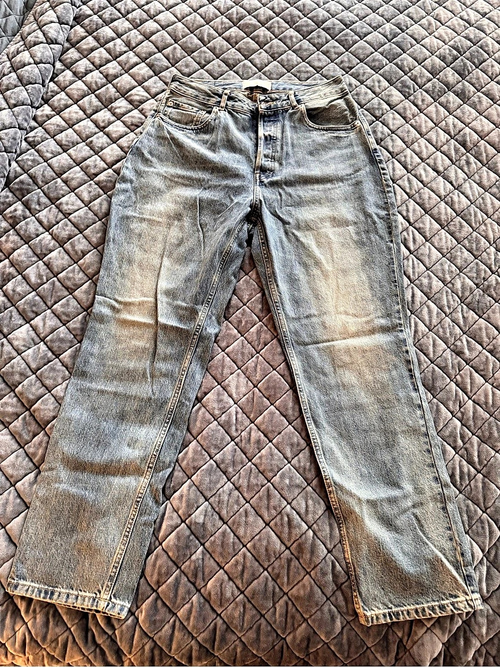 Everlane The Curvy 90s Cheeky Straight Jean Straight Leg Jeans in Blue